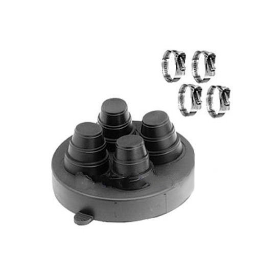 C-412 Cap with Clamps