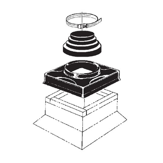 11" Large Straight Sided Curb