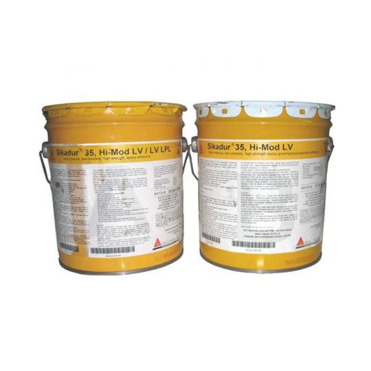 Sikadur® 35 Hi-Mod LV Low-VOC Epoxy Resin Adhesive Parts A & B - 3 Gallon Kit