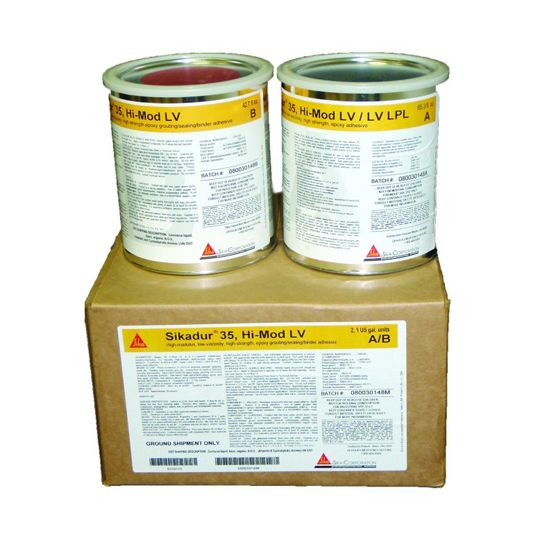 Sikadur® 35 Hi-Mod LV LPL Epoxy Resin Adhesive Parts A & B - 3 Gallon Kit