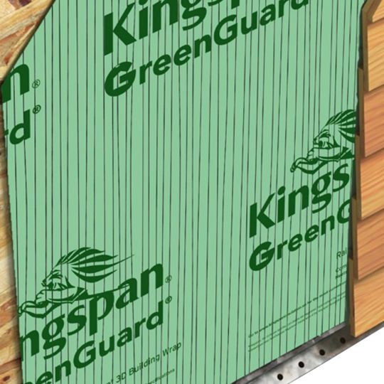 10' x 125' GreenGuard® RainDrop® 3D Building Wrap