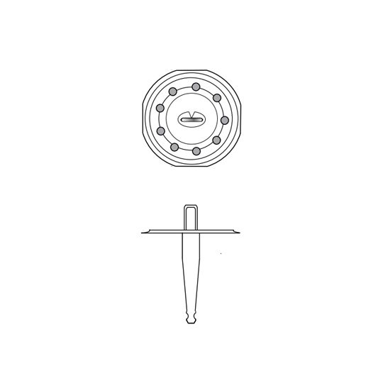 Twin Loc-Nail 2.8" 500 Per Box