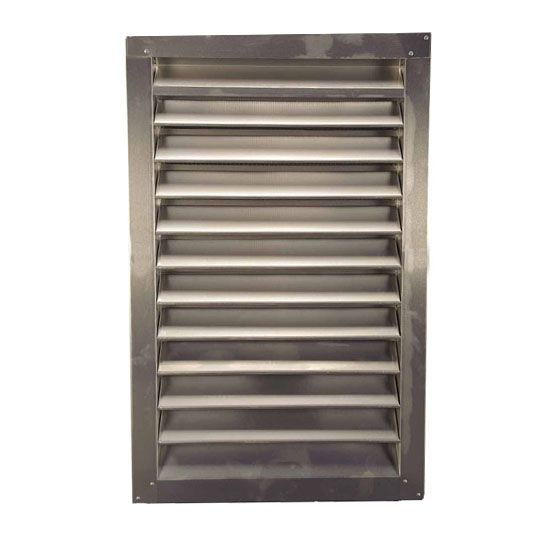 14" x 24" 100-Series Square Flush Mount Gable Louver