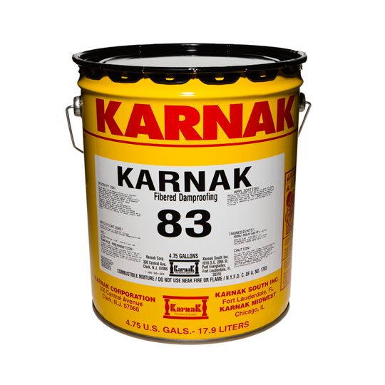 #83AF Fibered Dampproofing Spray Grade - 5 Gallon Pail
