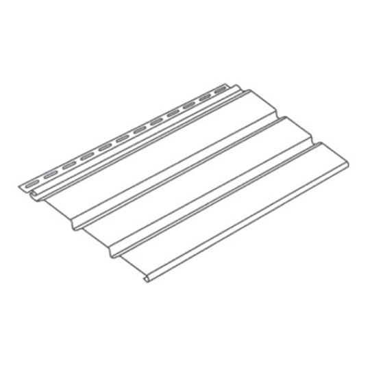 Universal Triple 4" Woodgrain Solid Soffit