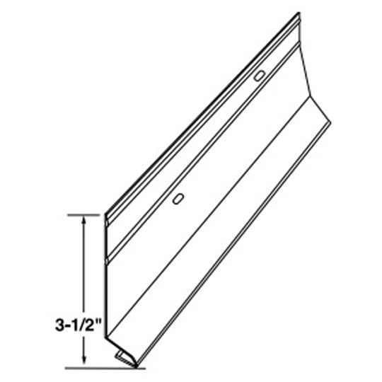 3-1/2" x 10' Galvanized Steel Starter Strip