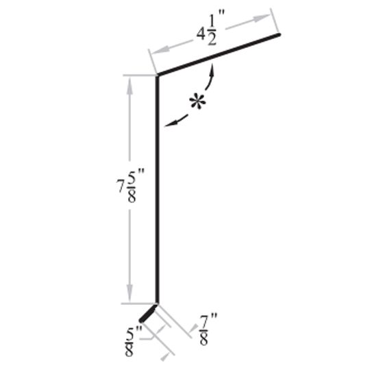 24 Gauge Eave Trim