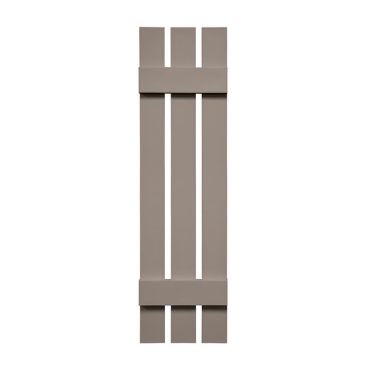 Board-N-Batten Standard Three-Board Spaced Shutter