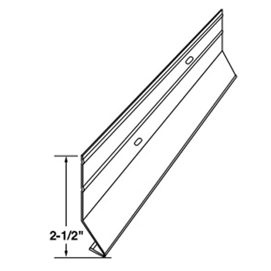 2-1/2" x 10' Galvanized Steel Starter Strip