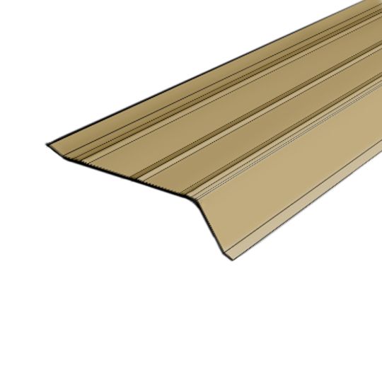 2" x 10' Builders Aluminum Gutter Apron