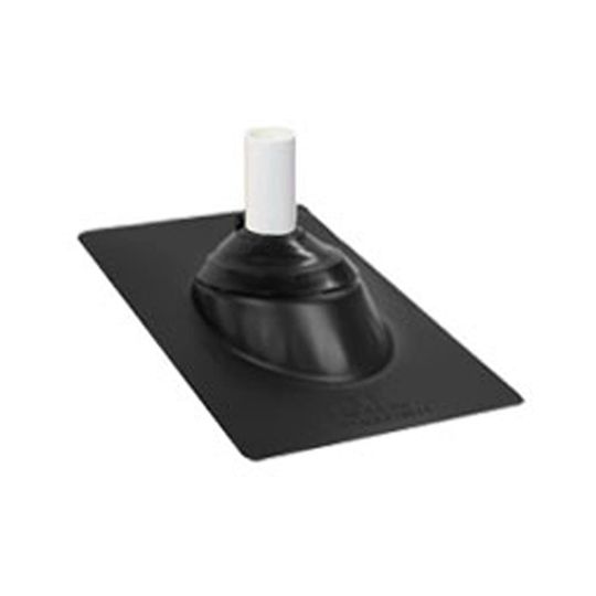 Multi-Size 3 in 1 (3 N 1) Galvanized Steel Base Roof Flashing for 1-1/4", 1-1/2", 2", or 3" Vent Pipe