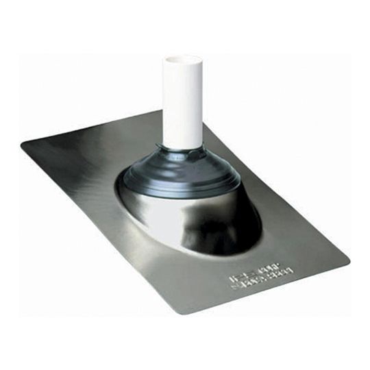 Multi-Size 3 in 4 (3 N 4) Galvanized Steel Base Roof Flashing for 3" or 4" Vent Pipe
