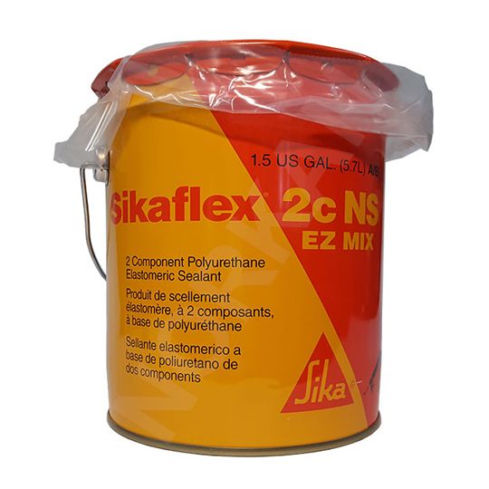 Sikaflex®-2c NS EZ Mix with Pre-pigmented Limestone Grey Base - 1.5 Gallon Kit