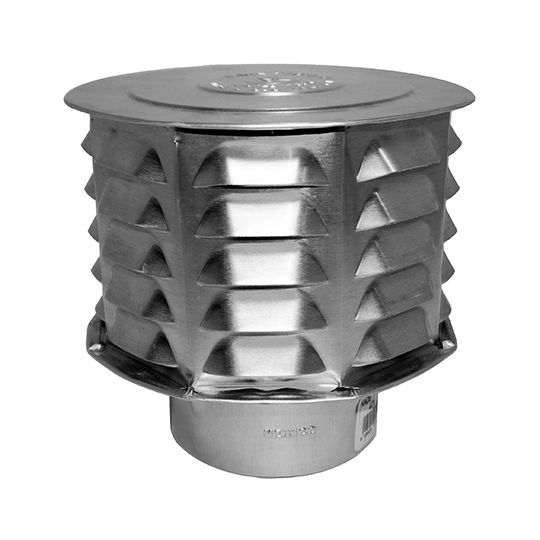 4" AmeriVent® Model CW Aluminum Round Universal Cap for Type B Gas Vent