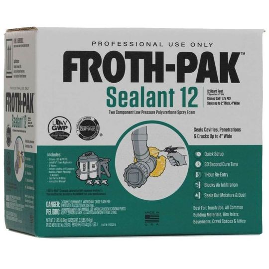 Froth-Pak 12 Spray Foam Sealant Kit