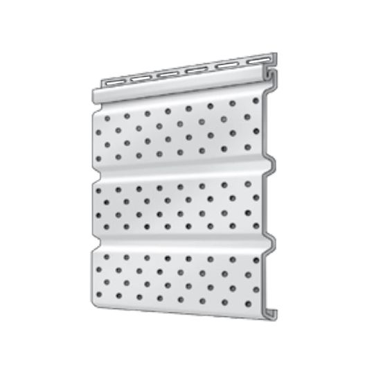 Triple 4" Fully-Vented Soffit - Matte Finish