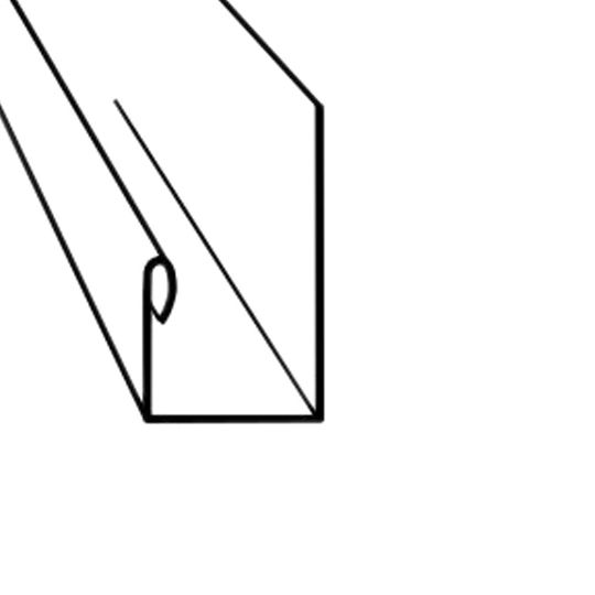 3/4" Steel J-Channel