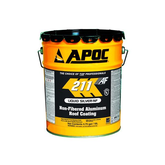 211 Liquid Silver-NF Premium Non-Fibered Aluminum Roof Coating