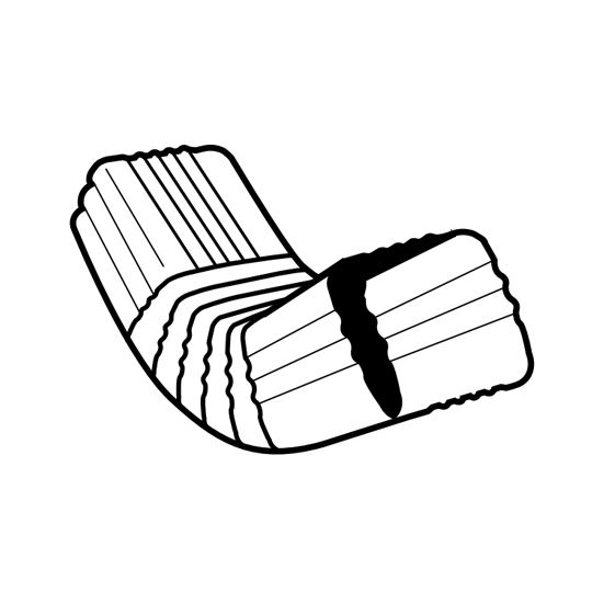 3" x 4" Aluminum A-Elbow