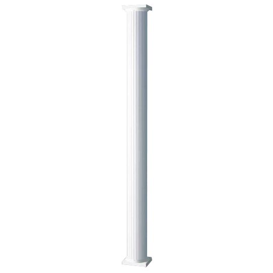 8" x 12' Round Fluted Column