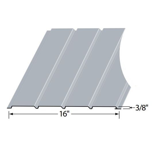 Aluma-Kore Plain Quad Solid Soffit - PVC Finish