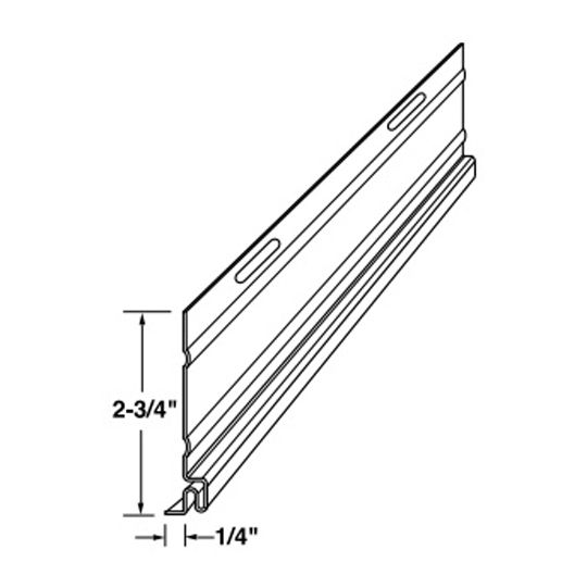 1/4" x 12-1/2' Vinyl Starter Strip