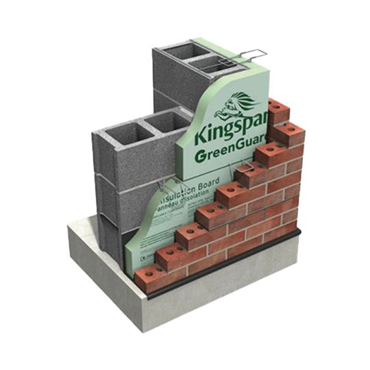 3" x 4' x 8' GreenGuard® Square Edge XPS Insulation Board