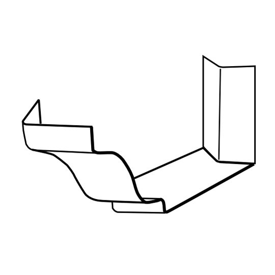 6" Aluminum Outside Strip Miter