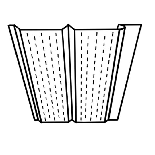 HAST Double 6" Smooth Vented Soffit