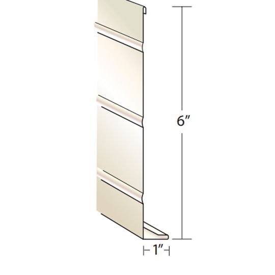 6" Hemmed Smooth Fascia Cap