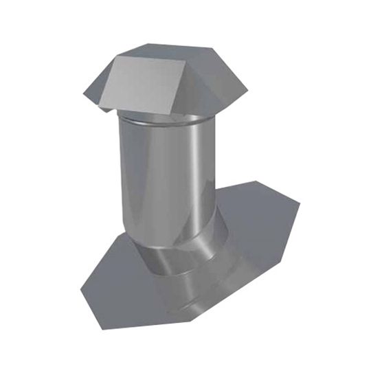 8" to 6" Dia. Painted Tapered Roof Jack for 10/12 to 12/12 Pitch