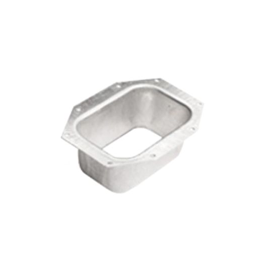 .019" x 2" x 3" Rectangular Outlet