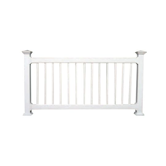 36" x 8' V210 Square Vinyl Baluster Kit - Level