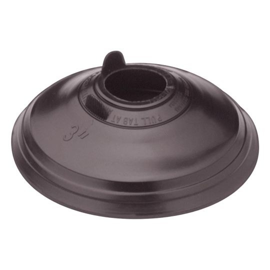 Multi-Size 3 in 1 (3 N 1) Rain Collar for 1-1/4", 1-1/2", 2" or 3" Vent Pipe