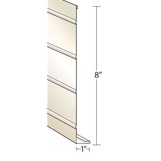8" Hemmed Fascia Cap