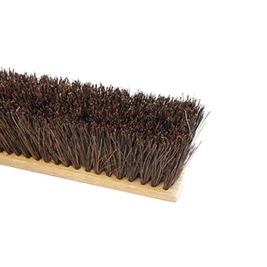 24" Roofers Felt Broom Oil-Treated Palmyra Hardwood Block (No Brace)