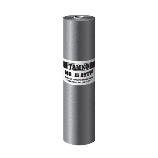 No. 15 ASTM D-226 Asphalt Saturated Organic Felt - 4 SQ. Roll