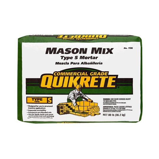 Masonry Mix Type S - 80 Lb. Bag