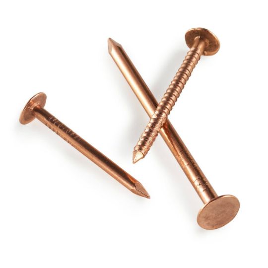 3" Copper Nails - 1 Lb.