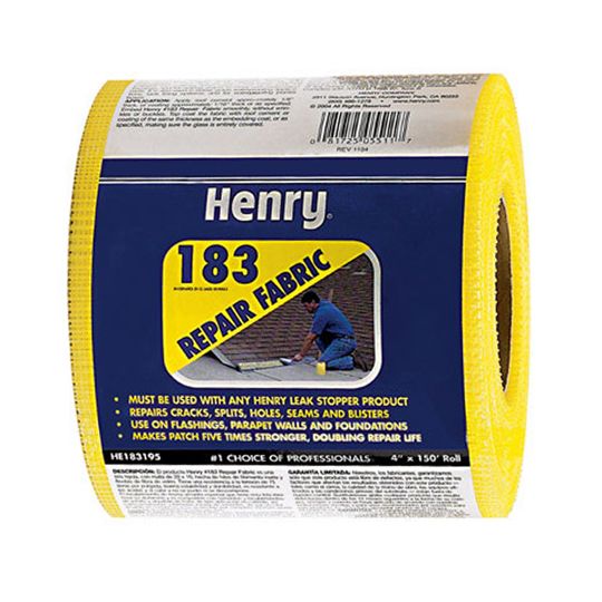 183 4" x 150' Roof Repair Resin Coated Fiberglass Fabric