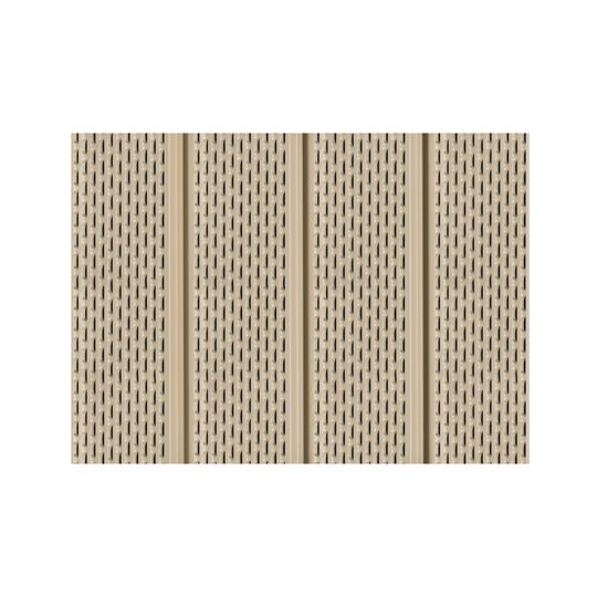 .019" x 16" x 12' TruLine® HP-Series Full Vent Aluminum Soffit