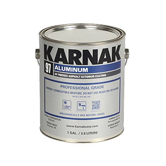 #97 Fibered Aluminum Roof Coating - 1 Gallon Can