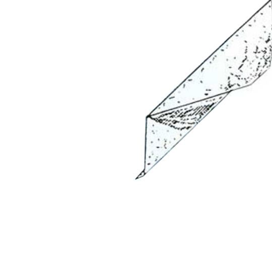 2 x 3 Galvanized Gutter Apron