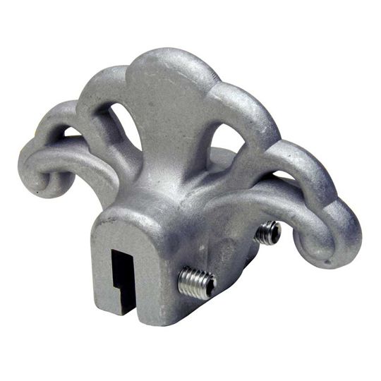 SG-1 Mill Finish Cast Aluminum Snow Guard for Double Lock Standing Seam Roofs