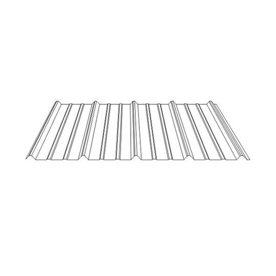26 Gauge Single Slope Ridge Trim for EF Panel