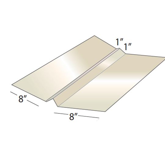 27 Gauge x 24" x 10' Galvanized W-Valley