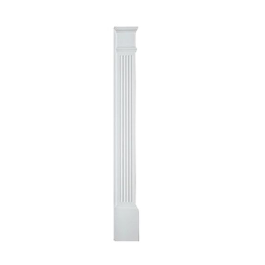 4" x 83" Fluted Pilaster with Moulded Plinth