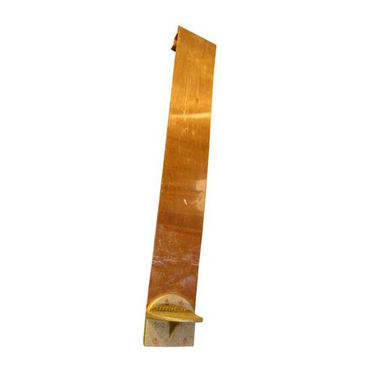 Mullane Series #300 Cast Bronze Snow Guard with Retro-Hook for Existing Slate Roofs