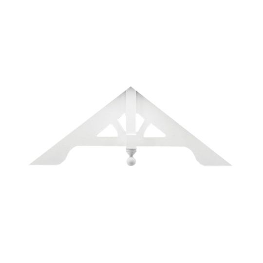 81" x 34" Arched Gable Pediment