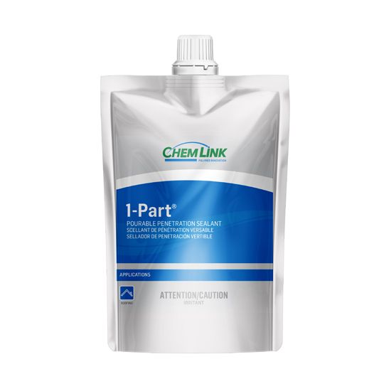 1-Part Pourable Penetration Roofing Sealant 2 Liter Pouch - Carton of 4
